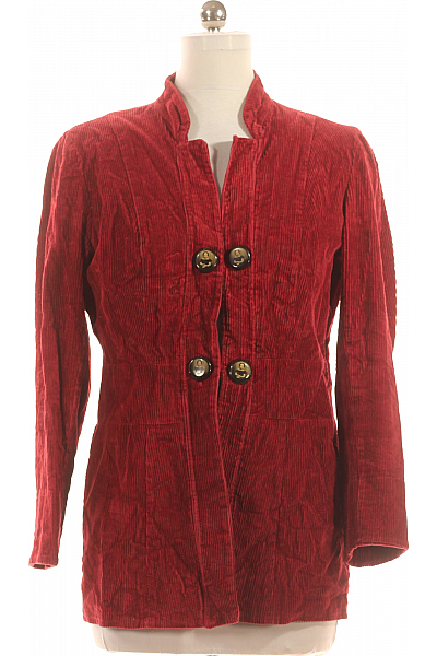 Teplé Dámské Sako Červené