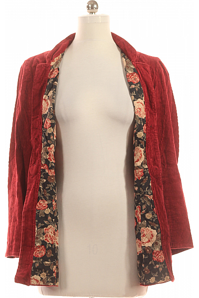 Teplé Dámské Sako Červené