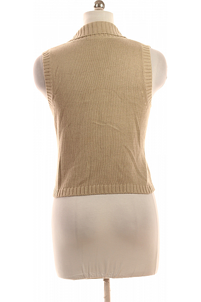 Kratká Dámská Vesta Béžová Vel. M