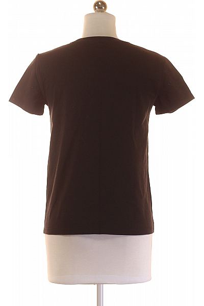 Dámské Tričko s Potiskem Černé LEVIS Second hand Vel. S