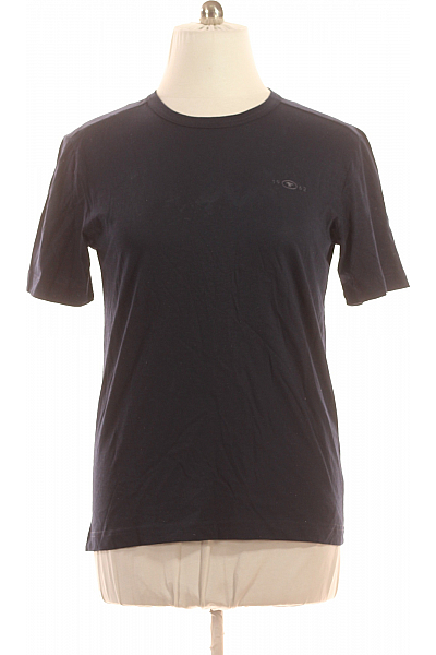 Jednoduché Pánské Tričko Modré TOM TAILOR Vel. M