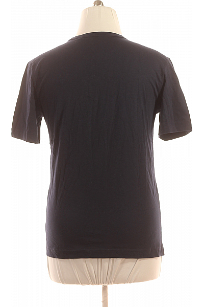 Jednoduché Pánské Tričko Modré TOM TAILOR Vel. M