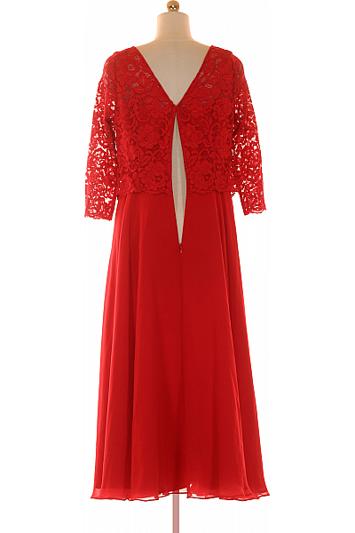 Christian Berg Šaty Červené Second hand Vel. 40