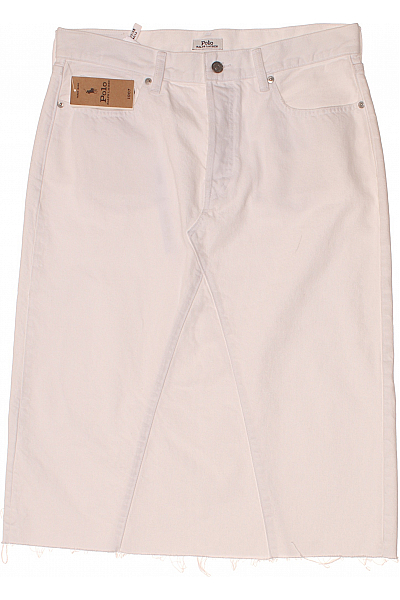 Sukně Bílá Ralph Lauren Vel. 28 Sukně Bílá Ralph Lauren Vel. 28