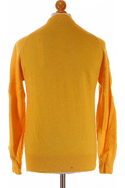 Pánský Svetr Vlněný Žlutý ZARA Vel. L