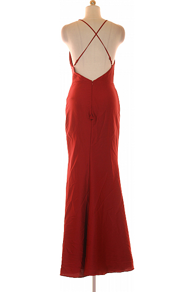 Společenské  Šaty Červené Laona Second hand Vel.  34