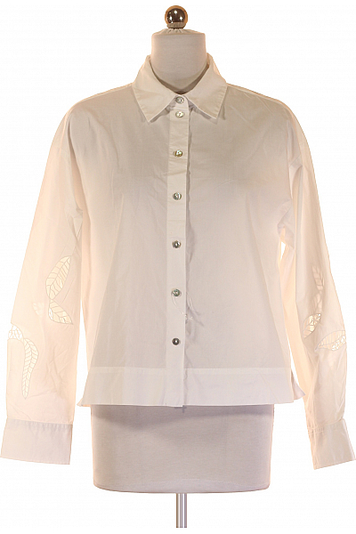 Dámská Košile Bílá Second Hand Vel. 34