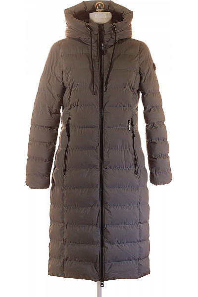 Dámská Zimní Dlouhá Bunda Šedá Khujo Vel. M Dámská Zimní Dlouhá Bunda Šedá Khujo Vel. M