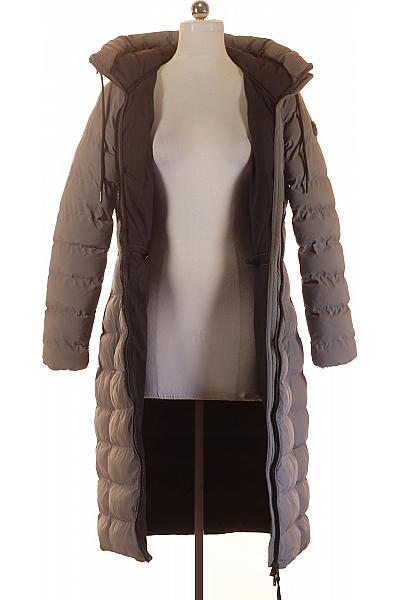 Dámská Zimní Dlouhá Bunda Šedá Khujo Vel. M