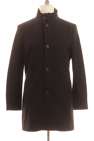 Pánský Kabát Černý MC NEAL Vel. L