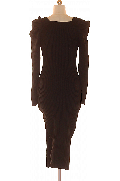 Shein  Šaty Pletené Černé Second hand Vel. XS