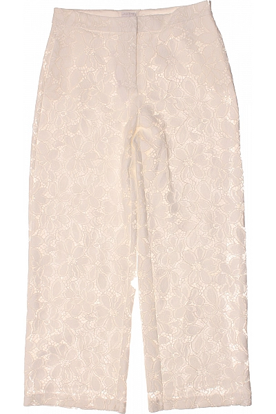 Společenské Dámské Kalhoty Bílé Jake*s Vel. 40