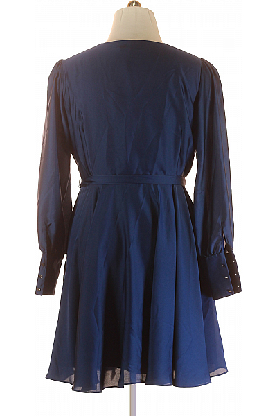 Swing Šaty Modré Vel. 46