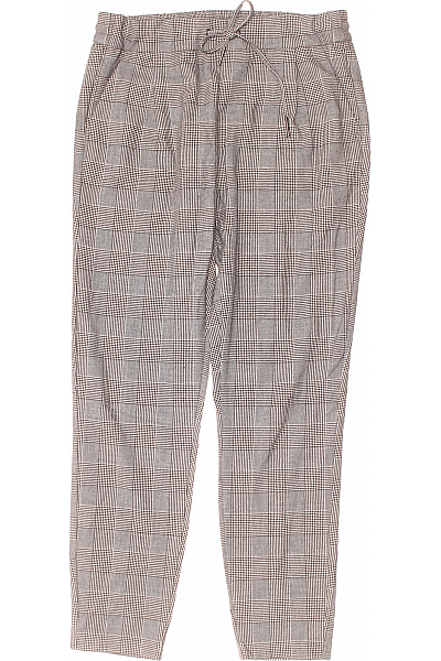 Dámské Kalhoty Rovné Šedé VERO MODA Vel. M