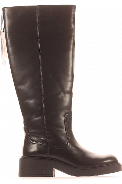 Bershka Dámské Kozačky Černé Vel. 36