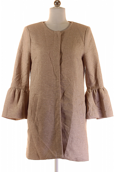 Krátký Dámský Kabát Béžový ONLY Second Hand Vel. S