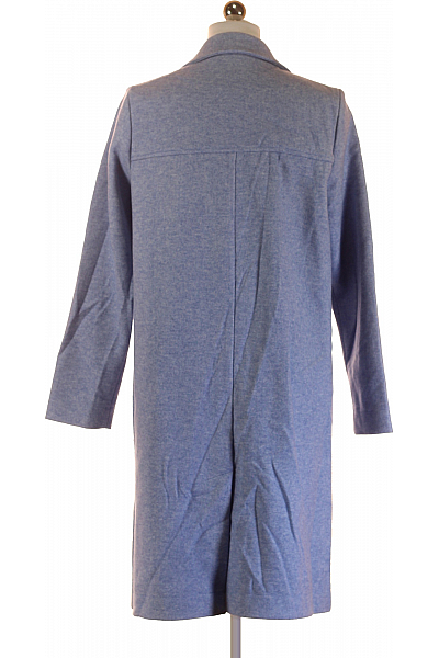 Dámský Kabát Modrý Second hand Vel. 36