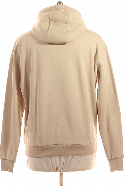  Pánská Mikina s Kapucí Bez Zapínání Polyesterová Béžová