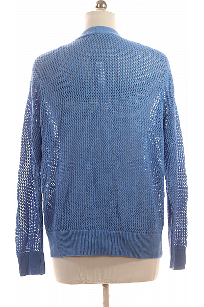 Dámský Cardigan Vlněný Modrý