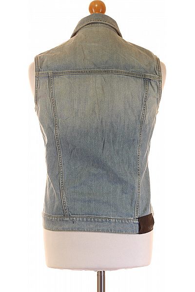 ADIDAS Společenská Pánská Vesta Modrá Vel. S