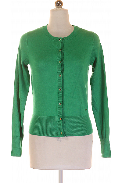Dámský Cardigan Zelený Second Hand Vel. XS