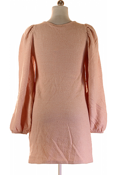 CLOCKHOUSE  Šaty Pletené Růžové Vel. L