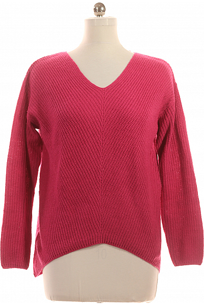Dámský Pulovr Růžový Second Hand Vel. M