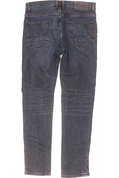 ZARA Pánské Rovné Džíny Modré Vel.  40