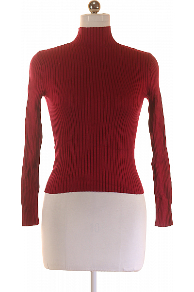 Jednoduché Dámské Tričko Vínová ZARA Vel.  M