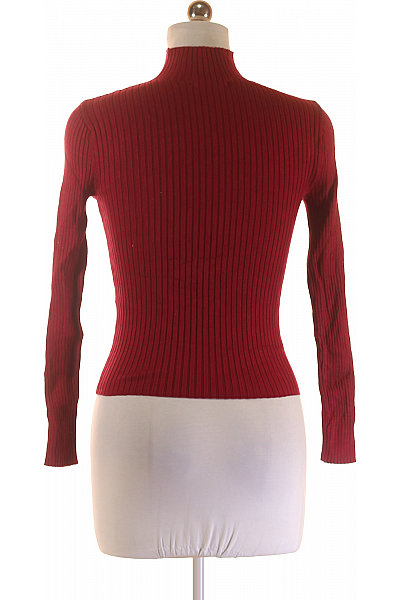 Jednoduché Dámské Tričko Vínová ZARA Vel.  M