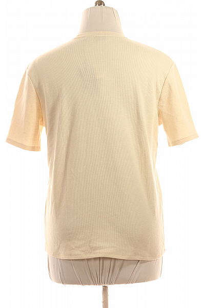 Hugo Boss Jednoduché Pánské Tričko Béžové Vel. L