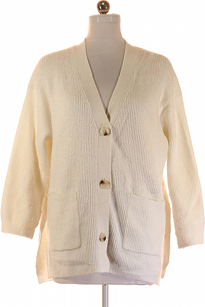 Dámský Svetr Bílý Vel.  M Dámský Svetr Bílý Vel.  M