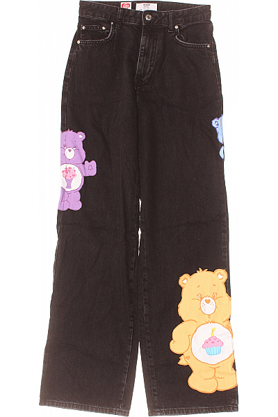 Bootcut Dámské Džíny Černé Vel. 36