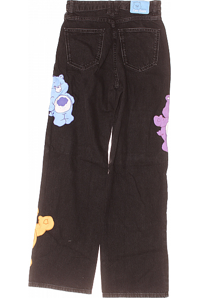 Bootcut Dámské Džíny Černé Vel. 36