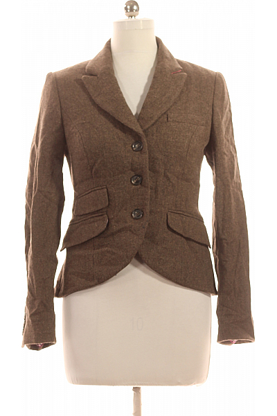 Jack Wills Teplé Dámské Sako Vlněné Hnědé