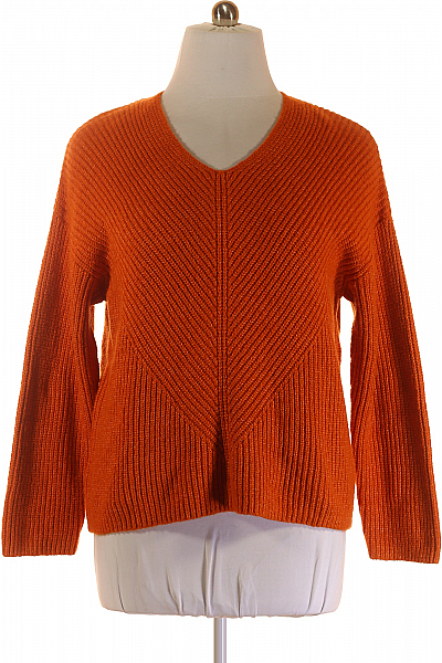 Dámský Svetr Oranžový TOM TAILOR Second Hand Vel. XXL