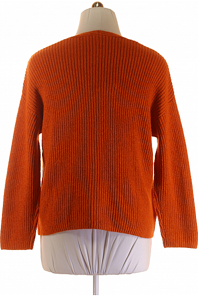 Dámský Svetr Oranžový TOM TAILOR Second hand Vel. XXL