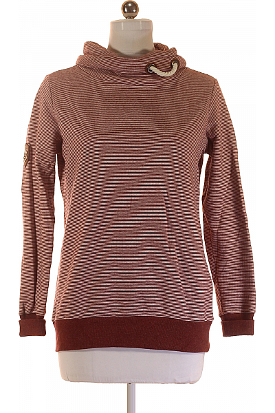 Dámská Mikina Bez Zapínání Vínová Vel. 38