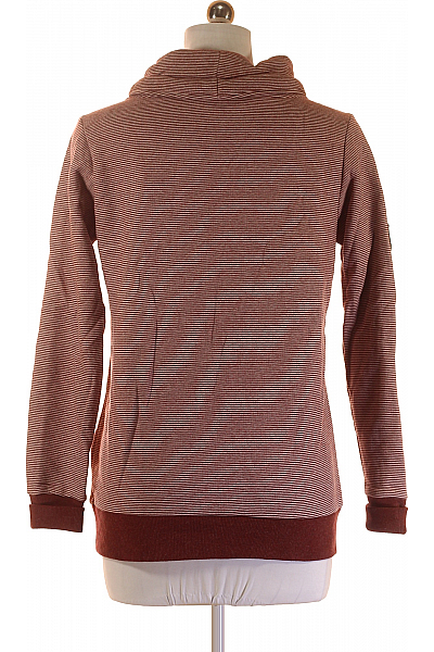 Dámská Mikina Bez Zapínání Vínová Vel. 38