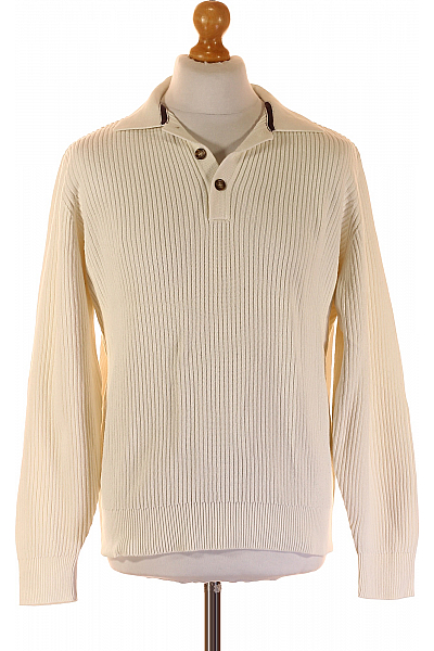 MC NEAL Pánský Svetr Bílý Vel. S