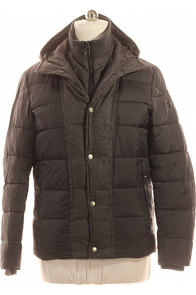 Pánská Bunda Černá Vel. L