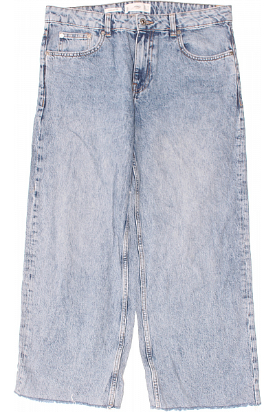 Bootcut Dámské Džíny Modré MANGO Vel.  40