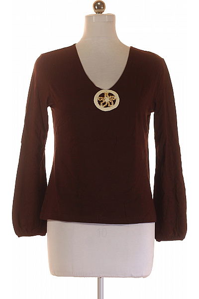 Dámské Tričko S Potiskem Hnědé Vel.  42 Dámské Tričko S Potiskem Hnědé Vel.  42