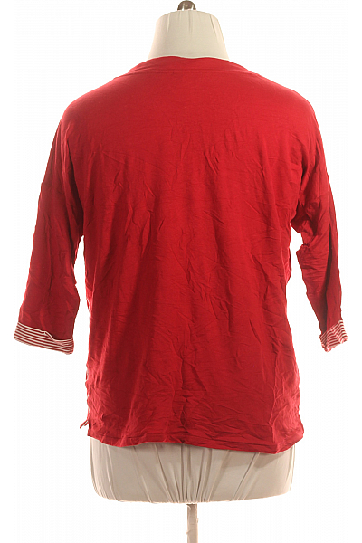 Dámské Tričko s Potiskem Červené Vel. 44