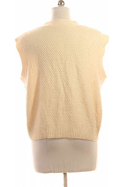 Kratká Dámská Vesta Béžová