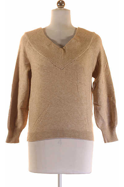 Dámský Svetr Béžový Vel. S Dámský Svetr Béžový Vel. S