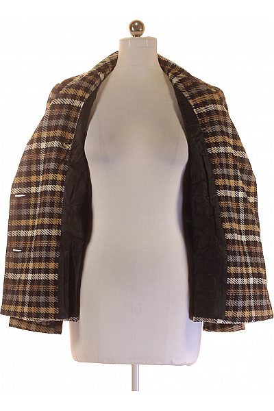 TAIFUN Dámský Kabát Vlněný Hnědý Vel. 40