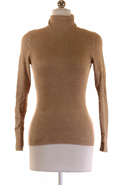 Amisu Dámský Rolák Hnědý Second Hand Vel. XS