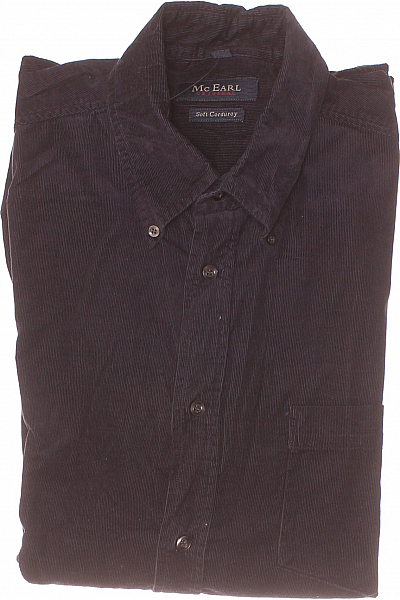 Pánská Košile Jednobarevná Modrá MC NEAL Vel. 43/44