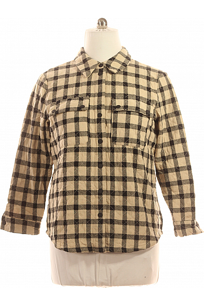 FREEQUENT Dámská Košile Hnědá Vel. L